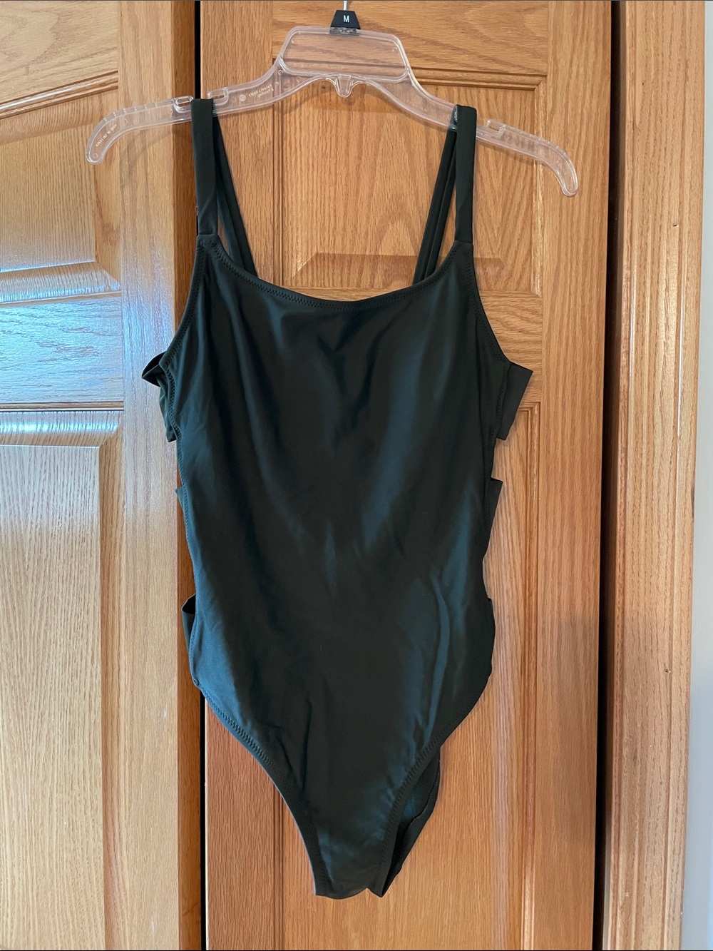 Dark Green One-Piece Swimsuit